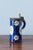 Antique Blue Floral Pewter-Mounted Beer Stein from Brussels Faience, 1800s For Sale - Image 12 of 12