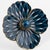 2000 - 2009 Cilea Paris Petroleum Blue Resin Brooch Giant Flower For Sale - Image 5 of 10
