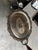 Metal 1970s Egyptian Petite Silver Serving Dish With Handles For Sale - Image 7 of 9