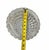 Mid 20th Century Vintage Art Deco Style Clear Glass Flush Mount Ceiling Light Shade For Sale - Image 5 of 6