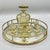 Mid-Century Goldenrod Yellow Glass Decanter and Six Liqueur Glasses in Art Deco Style, Set of 7 An elegant mid-century...