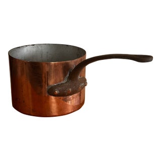 19th Century Huge Copper Pan or Stock Pot For Sale