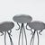 Metal Hand Forged Iron Floor Pedestal Set of 3 (131cm & 115cm) Antique Bronze Finish Candle Holder & Plant Stand Floral Display For Sale - Image 7 of 8