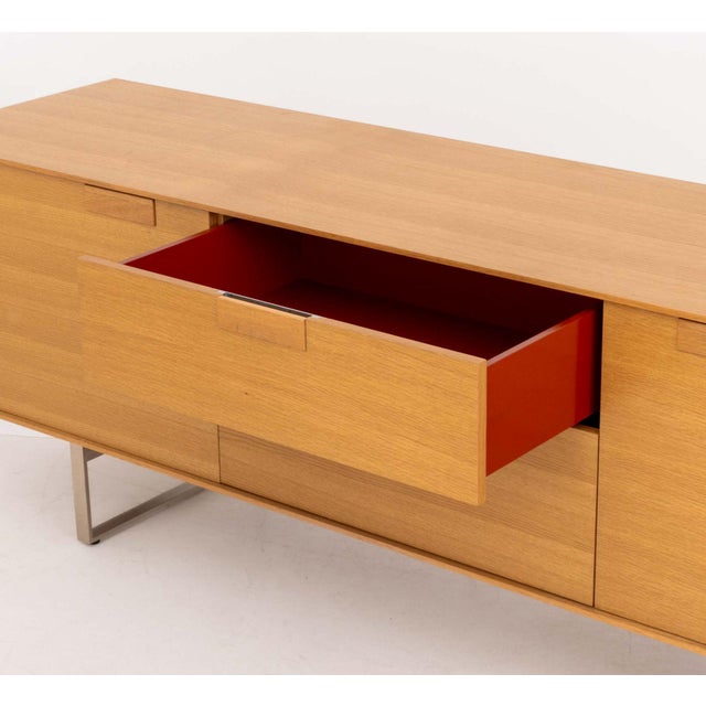 Wood Blu Dot Series 11 White Oak Sideboard For Sale - Image 7 of 9