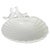 Large White Ceramic Seashell Catchall with Bird Decoration, 1960 For Sale - Image 12 of 12