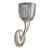 Olympia Uno Sconce in Silver Finish For Sale