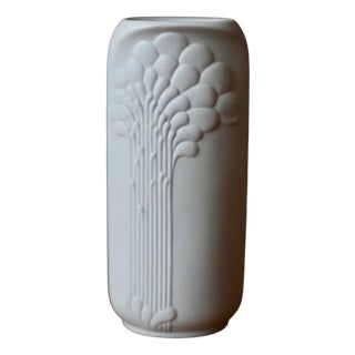 Art Nouveau Spirit White Porcelain Vase from Alboth & Kaiser Bavaria For Sale