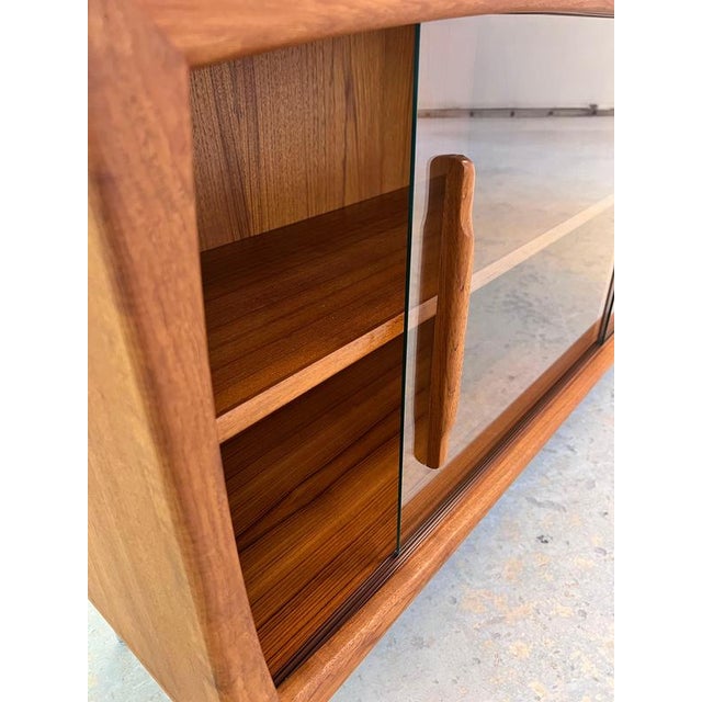Display Sideboard in Teak with Chrome Feet from Dyrlund For Sale - Image 5 of 11