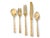 1960s Dirilyte flatware service for eight in the sought-after Atomic Star pattern, including 40 pieces plus an additional...