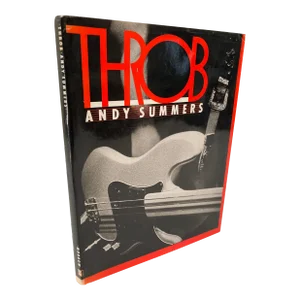 Andy Summers "Throb" 1983 Book Signed Autograph Police Photos Collectible