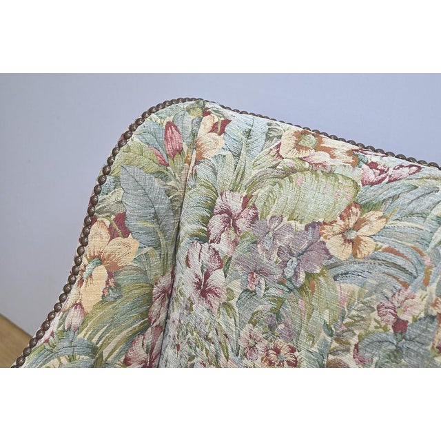 Textile Louis XIV Bench with Highback For Sale - Image 7 of 18