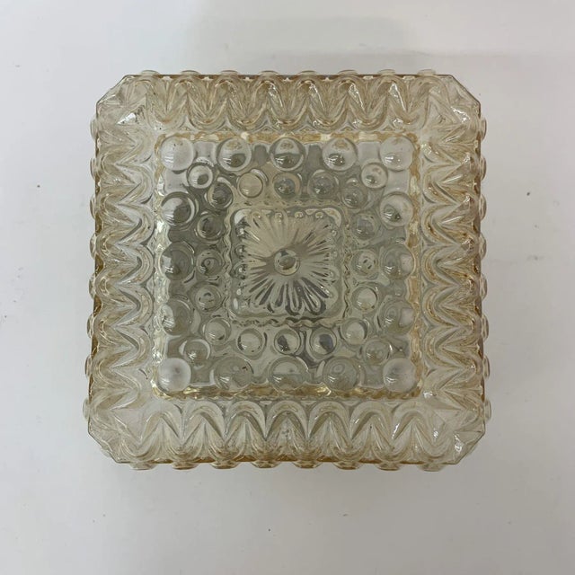 1970s Mid-Century Glass Ceiling / Wall Lamp, 1970s For Sale - Image 5 of 5