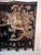 Vintage Chinese Coromandel Black Lacquer 8-Panel Folding Screen With Gilt Court Scenes For Sale - Image 4 of 7