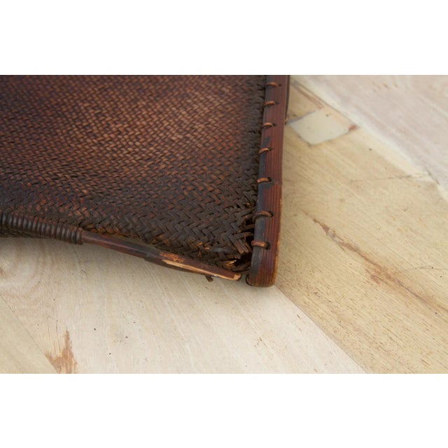 Brown Original Rattan School Bag From Nagaland For Sale - Image 8 of 10