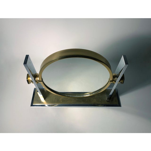 Karl Springer Vintage Karl Springer Vanity Mirror For Sale - Image 4 of 6