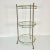 1970s Vintage Hollywood Regency Boho Chic Metal Twisted Rope Gold Finish 3-Tier Plant Stand. For Sale - Image 9 of 12