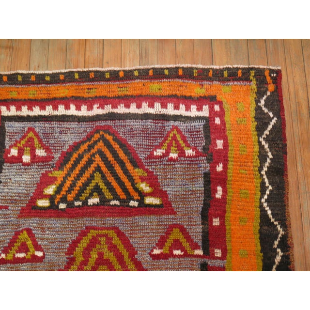 Vintage Turkish Tulu Rug For Sale - Image 13 of 18