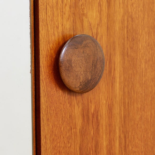 Brown 1960s Mid Century Teak Armoire by Elliots of Newbury, Attributed For Sale - Image 8 of 8