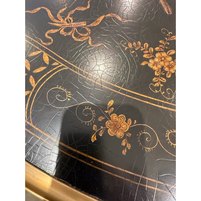 Chinoiserie Faux Bamboo Cocktail Table For Sale - Image 9 of 12
