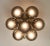 Not Yet Made - Made To Order Sakura Polished Brass Frosted Smoky Murano Globe Flush Mount by Fabio LTD For Sale - Image 5 of 7