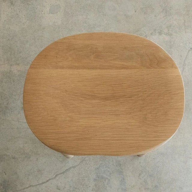 Panoplie Bar Stool, White Oak For Sale In Los Angeles - Image 6 of 9