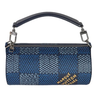 Damier Heritage Canvas Soft Polochon PM For Sale