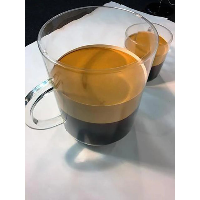 Andy Warhol 1970s Pop Art Andy Warhol Style Gigantic Lucite Espresso Cups Sculpture For Sale - Image 4 of 8