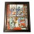 1970s Original Artist Painting of an Urban Cityscape From a Window With a View in Vibrant Colors For Sale