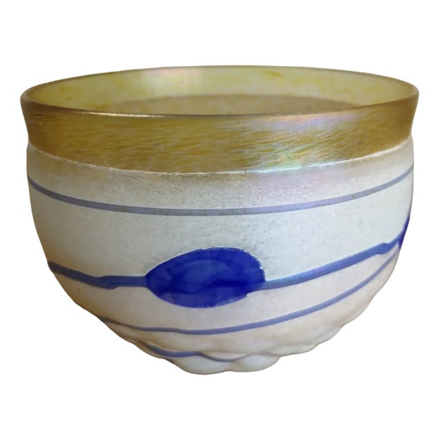 Blue Glass Bowl by Bertil Vallien for Kosta Boda, 1970s For Sale