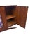 Mid-Century Modern 2-Piece Kagan Style Dark Walnut Sideboard W/Bar Cabinet For Sale - Image 12 of 13