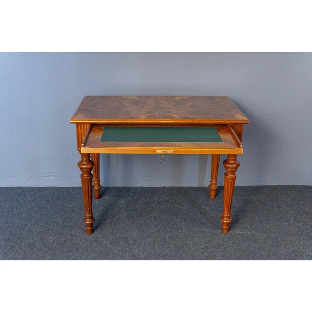 Wilhelminian Brown Desk Secretary For Sale - Image 4 of 18