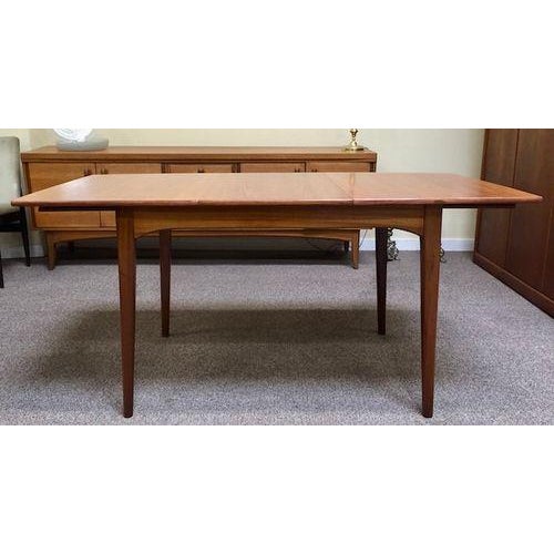 Mid-Century Modern Mid Century Modern Extending Single Leaf Dining Table c.1960 For Sale - Image 3 of 13
