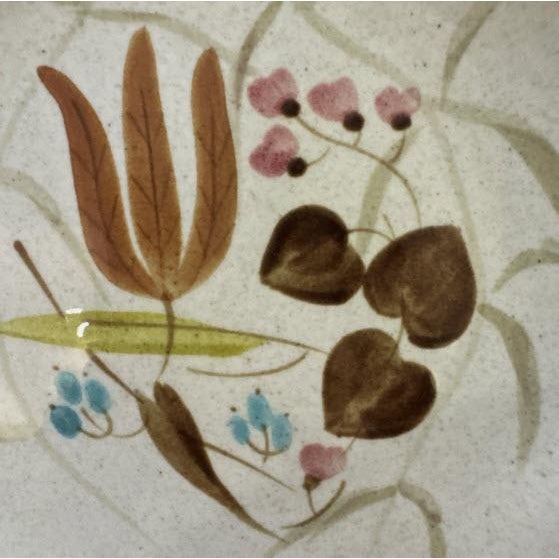 1960s 1960s Set of 9 Mid-Century Modern Red Wing Pottery Random Harvest Bread & Butter Plate For Sale - Image 5 of 5