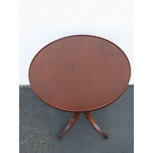 Imperial Furniture Company of Grand Rapids Mahogany Round Side End Table 6908 For Sale In Miami - Image 6 of 11