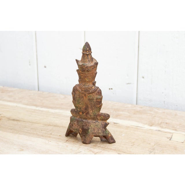 18th Century 18th Century Thai Bronze Buddha For Sale - Image 5 of 8