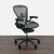 Enjoy all-day comfort with this Herman Miller Aeron chair. It features a breathable mesh back and seat, adjustable...