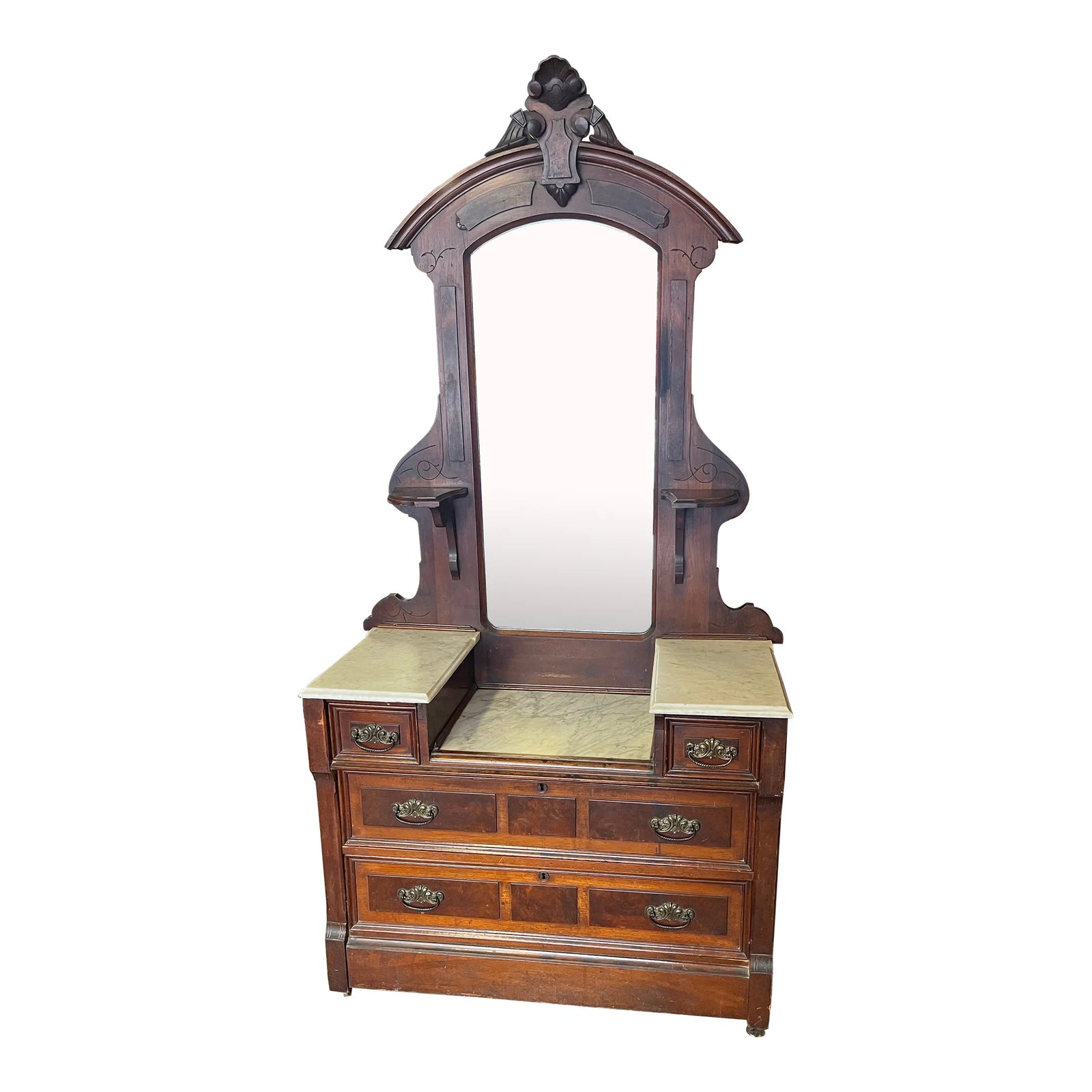 Late 19th Century Victorian Style Dresser | Chairish