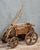 Folk Art Circus Four-Wheeled Cart For Sale - Image 3 of 8