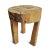 Contemporary Rustic Naga Three Leg Wood Table For Sale - Image 4 of 7