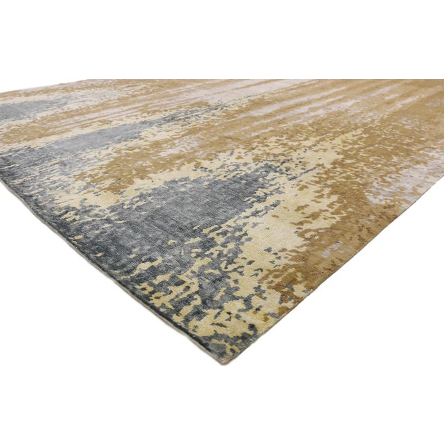 Contemporary Area Rug with Nordic and Hygge Scandi Style 08'02 x 09'10. Cozy contemporary meets Beach Hygge style while...