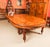 1990s Burr Walnut Marquetry Dining Table and Chairs, 1990s, Set of 17 For Sale - Image 5 of 15
