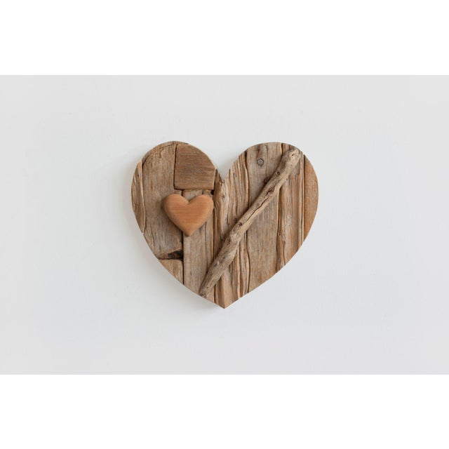 Max Neufeldt Branch Heart Collage – Assemblage Sculpture 1990 Dimensions: 11.50"high x 13" wide 3" deep Condition: Very...