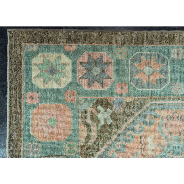 Turkish Oushak Rug 7'11" x 10'2" #20044 For Sale - Image 4 of 8