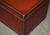 Gold Vintage Bordeaux Leather Trunk, 1920s For Sale - Image 8 of 16