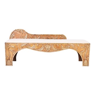 Antique Circus Snake Charmers Bench or Chaise Lounge For Sale