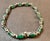 Early 21st Century 8 Ct Natural Brazil Emerald & Diamond Tennis Bracelet 14 Karat Yellow Gold 7 " For Sale - Image 5 of 18