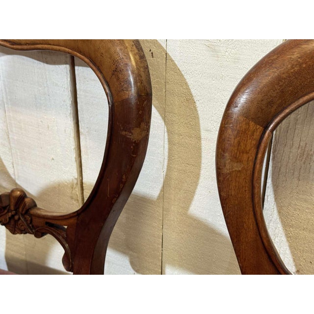 Victorian Mahogany English Chairs, 1970s, Set of 8 For Sale - Image 11 of 18