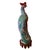 Chinese Large Antique Chinese Export Famille Rose Porcelain Phoenix Bird Figure For Sale - Image 3 of 6