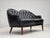 Scandinavian Sofa in Black Furniture Leather, 1960s For Sale - Image 6 of 18