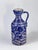 Authentic mid-20th-century Fajalauza ceramic pitcher from Granada, Spain, hand-painted in the traditional blue and white...